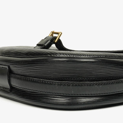 Louis Vuitton Jeune Fille MM Crossbody-Tasche aus schwarzem Epi Leder
