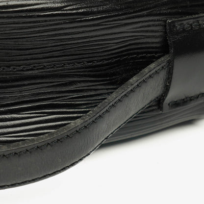Louis Vuitton Jeune Fille MM Crossbody-Tasche aus schwarzem Epi Leder