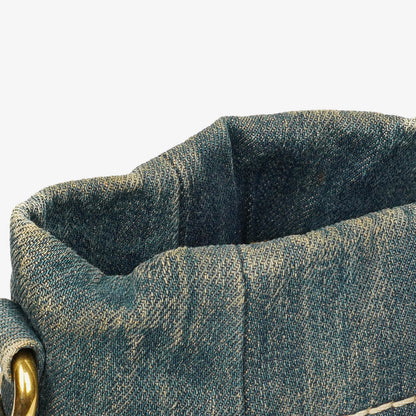 Prada Denim Canapa Tote Bag