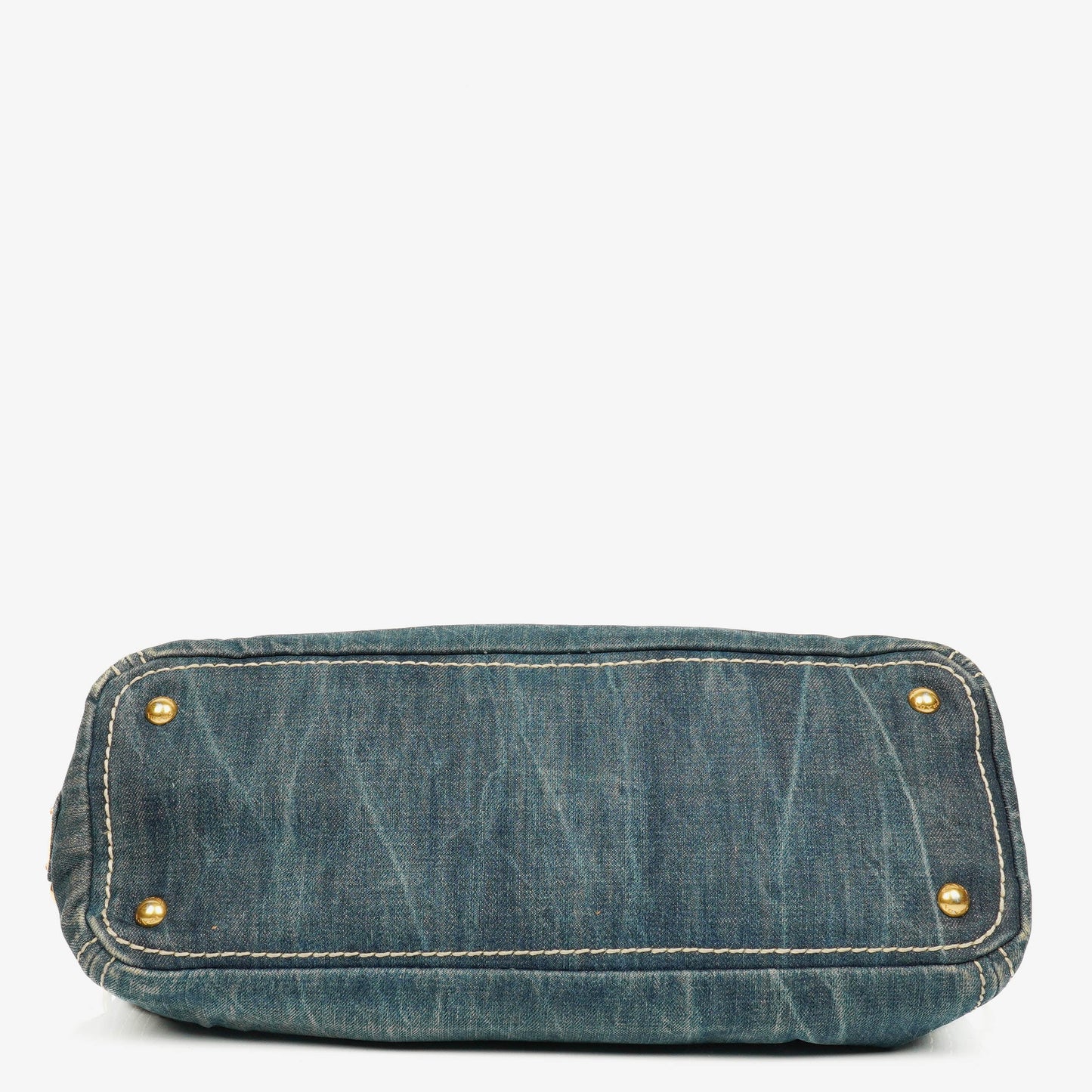 Prada Denim Canapa Tote Bag