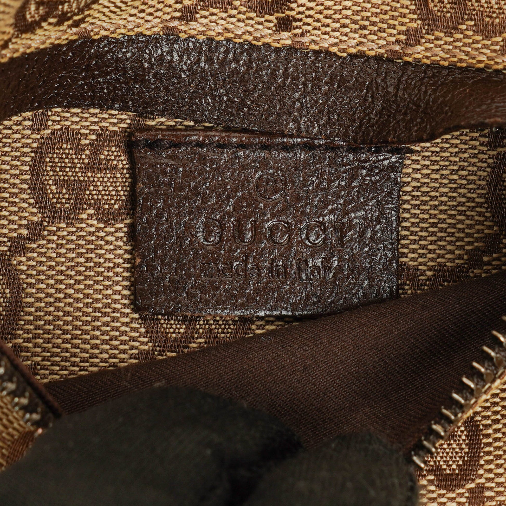 Gucci GG Monogram Canvas Gürteltasche