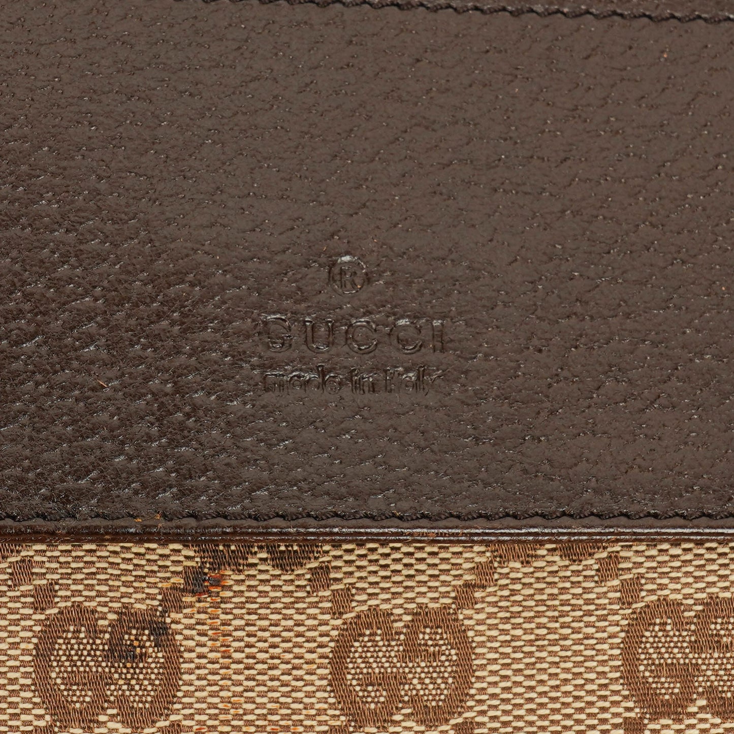 Gucci GG Monogram Canvas Gürteltasche