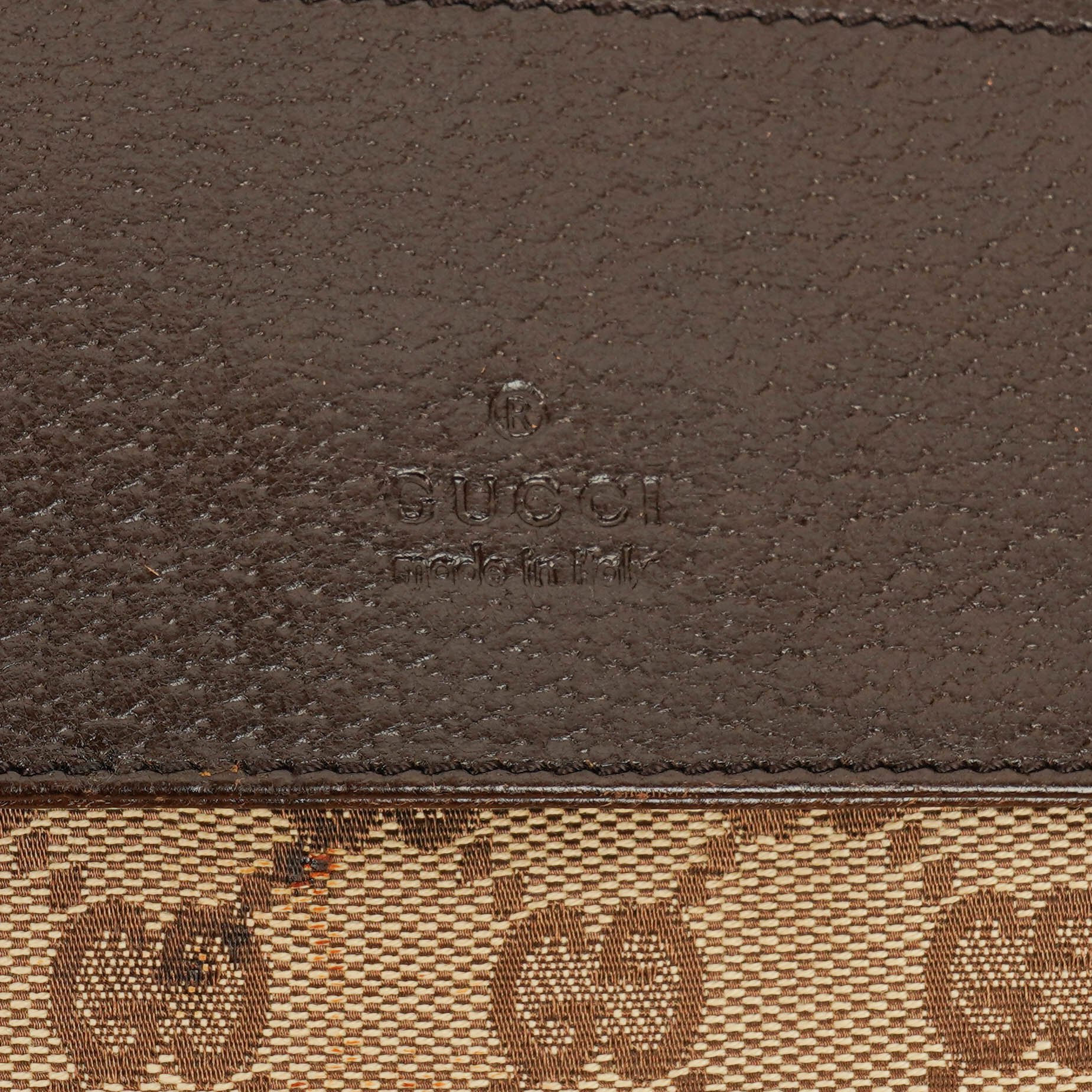 Gucci GG Monogram Canvas Gürteltasche