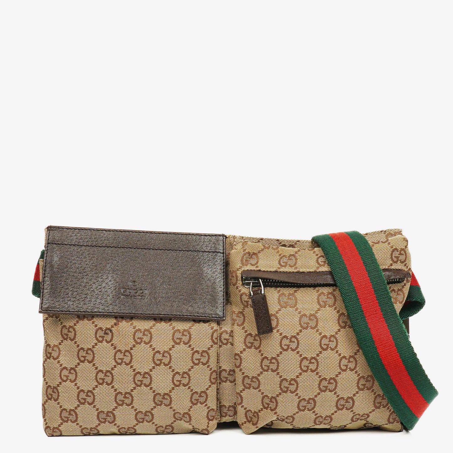 Gucci GG Monogram Canvas Gürteltasche