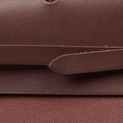 Hermès Herbag Toile Vache Hunter Havane MM 2-in-1 Tasche