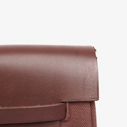 Hermès Herbag Toile Vache Hunter Havane MM 2-in-1 Tasche