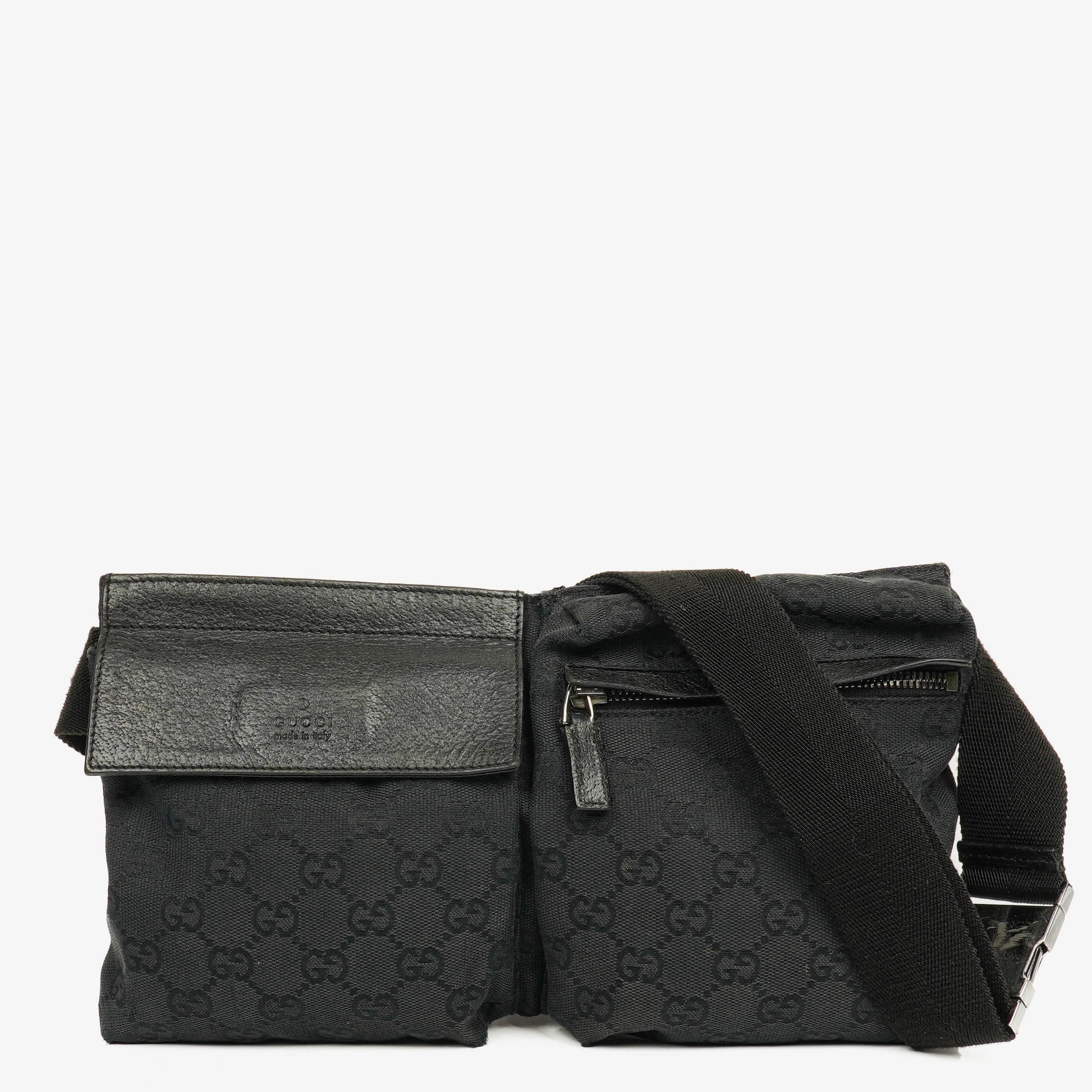 Gucci GG Monogram Canvas Gürteltasche