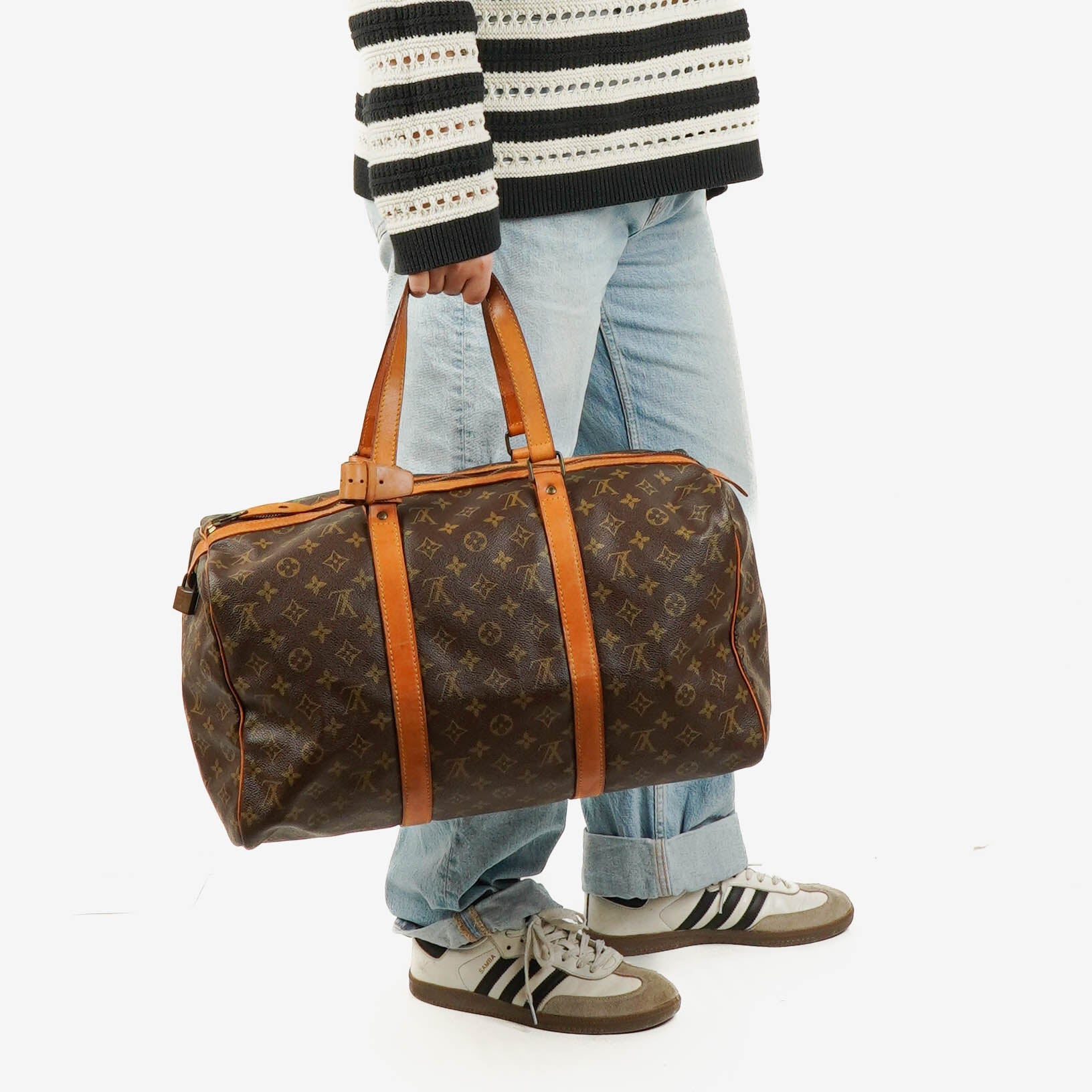 Louis Vuitton Sac Souple 45 Reisetasche aus Monogram Canvas