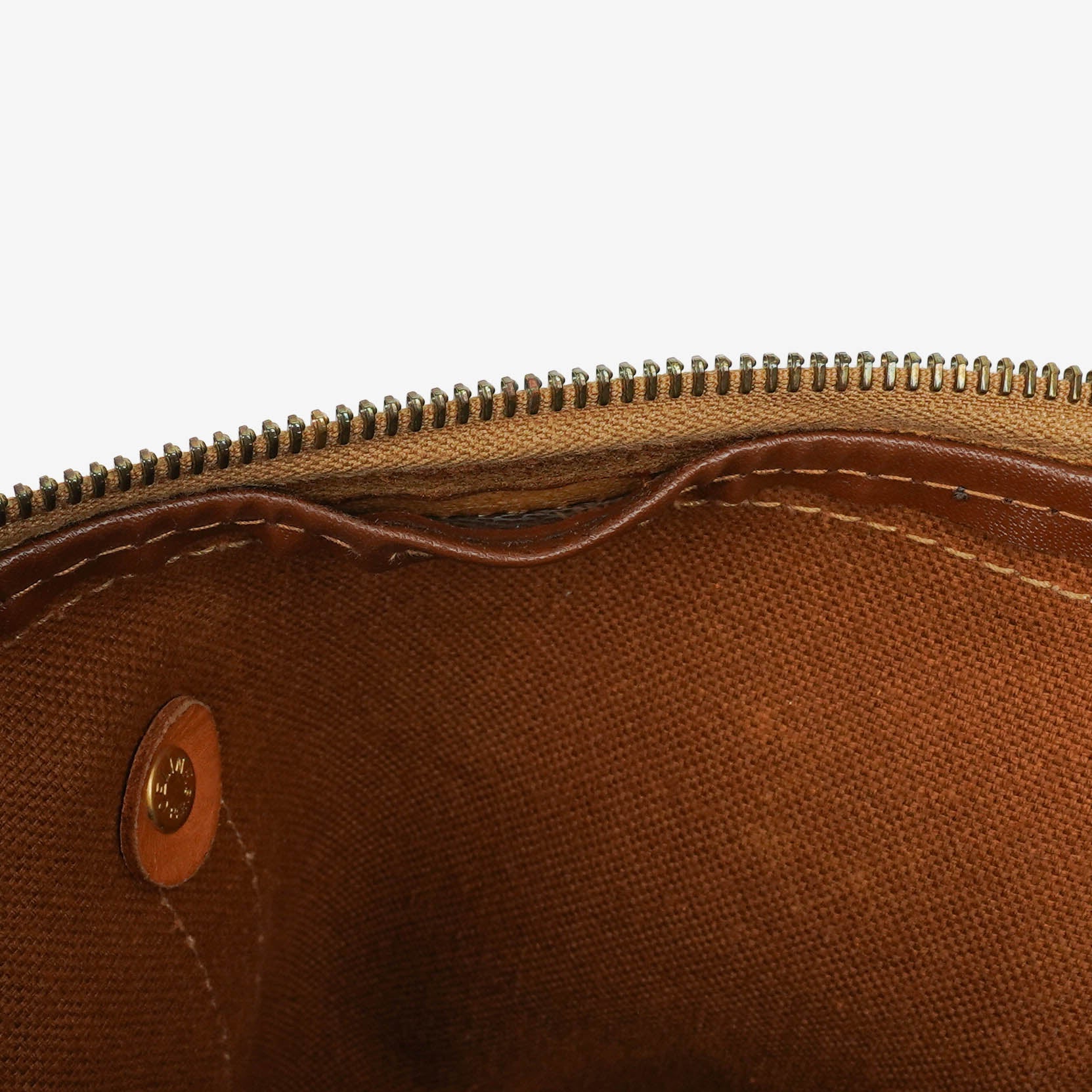 Celine Vintage Macadam Triomphe braune Reisetasche