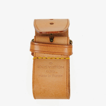 Louis Vuitton Leder-Namensschild und Griffhalter