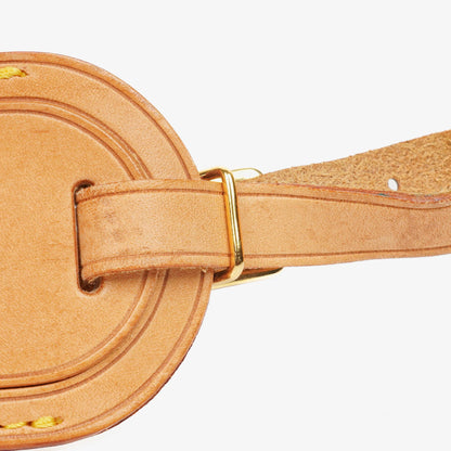 Louis Vuitton Leder-Namensschild und Griffhalter