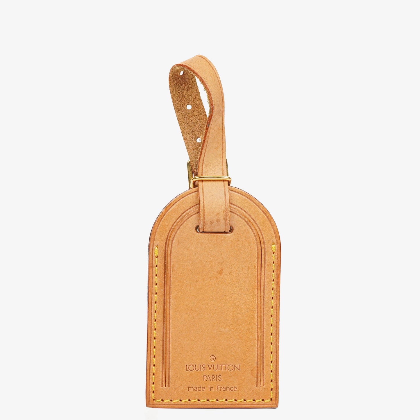 Louis Vuitton Leder-Namensschild und Griffhalter