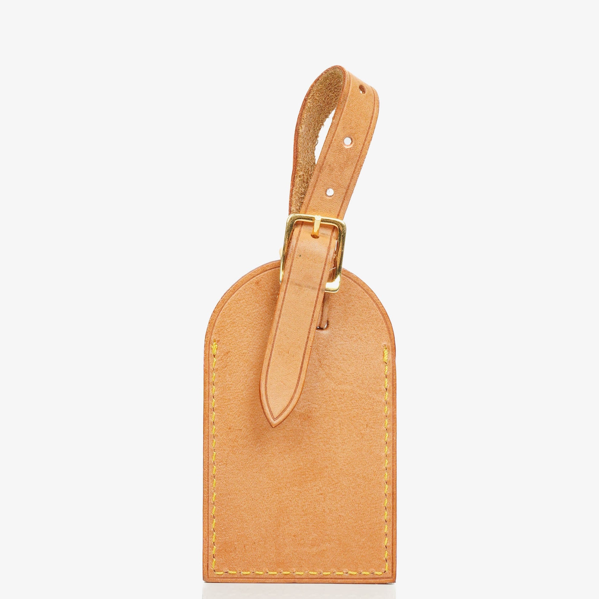 Louis Vuitton Leder-Namensschild und Griffhalter