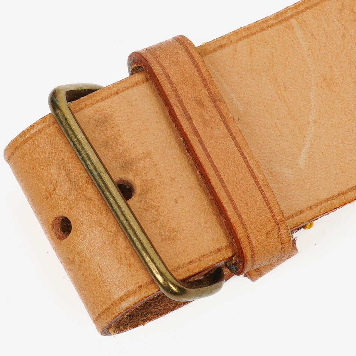 Louis Vuitton Leder-Namensschild und Griffhalter
