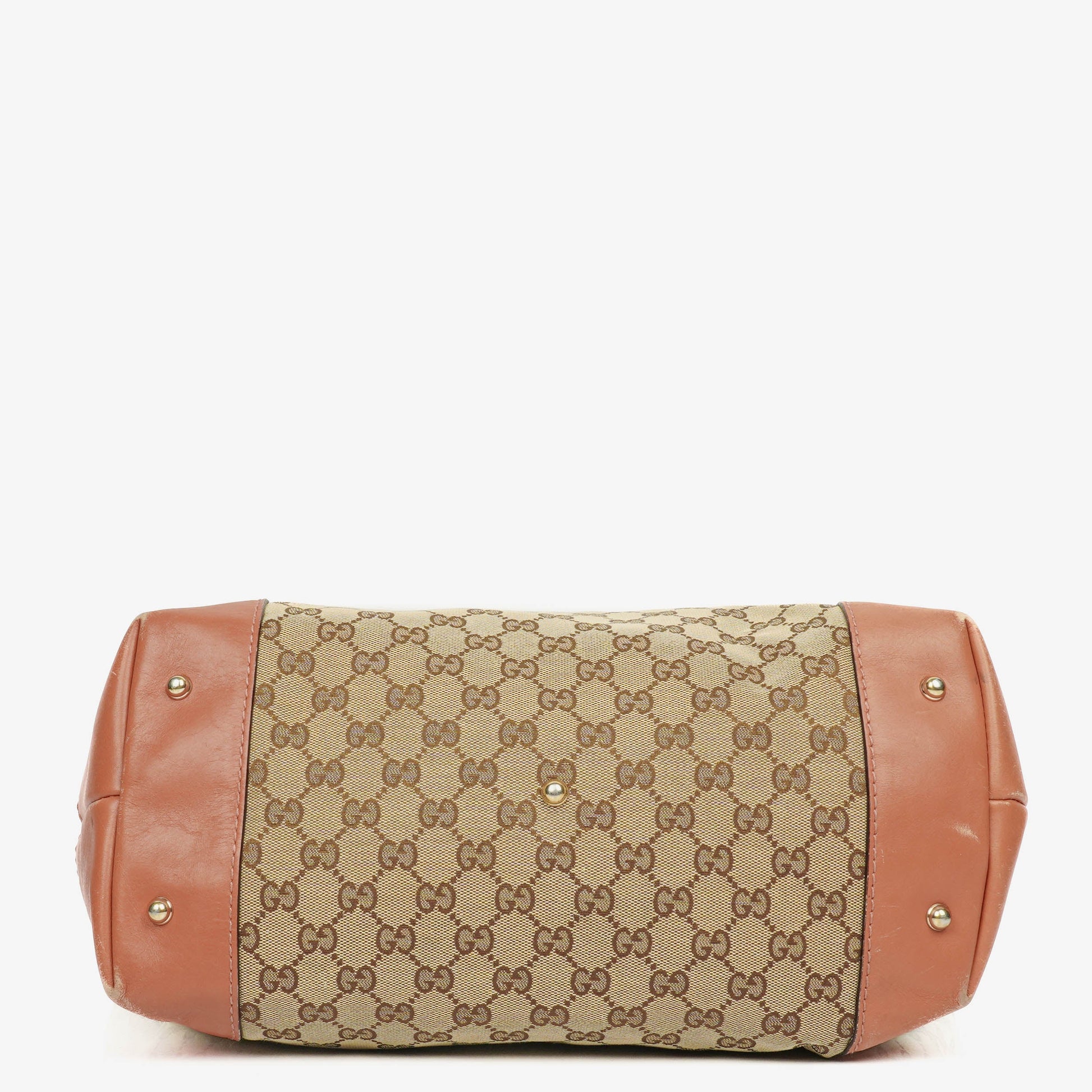 Gucci GG Canvas Heart Bit Tote Bag