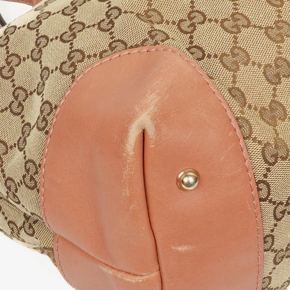 Gucci GG Canvas Heart Bit Tote Bag