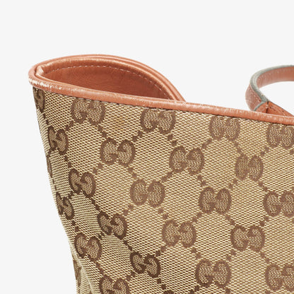 Gucci GG Canvas Heart Bit Tote Bag