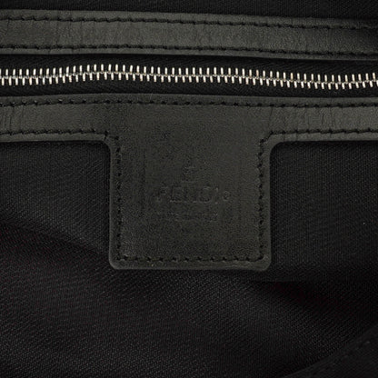 Fendi Mamma Baguette Schultertasche aus schwarzem Neopren