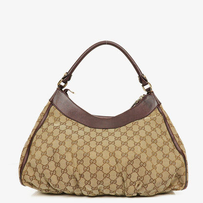 Gucci Abbey D-Ring Hobo Bag aus Monogram Canvas