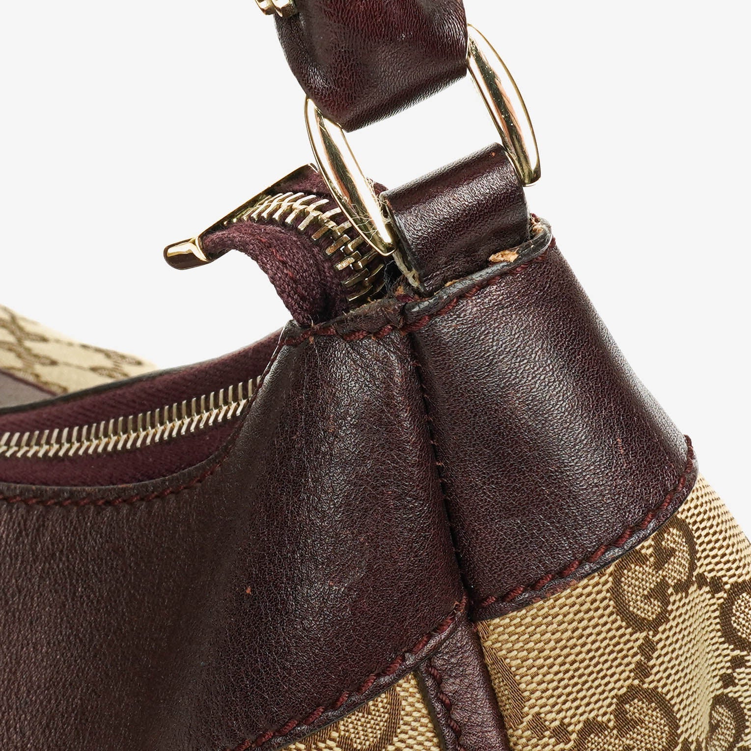 Gucci Abbey D-Ring Hobo Bag aus Monogram Canvas