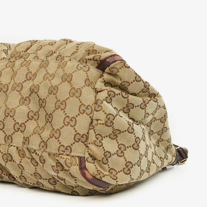 Gucci Abbey D-Ring Hobo Bag aus Monogram Canvas