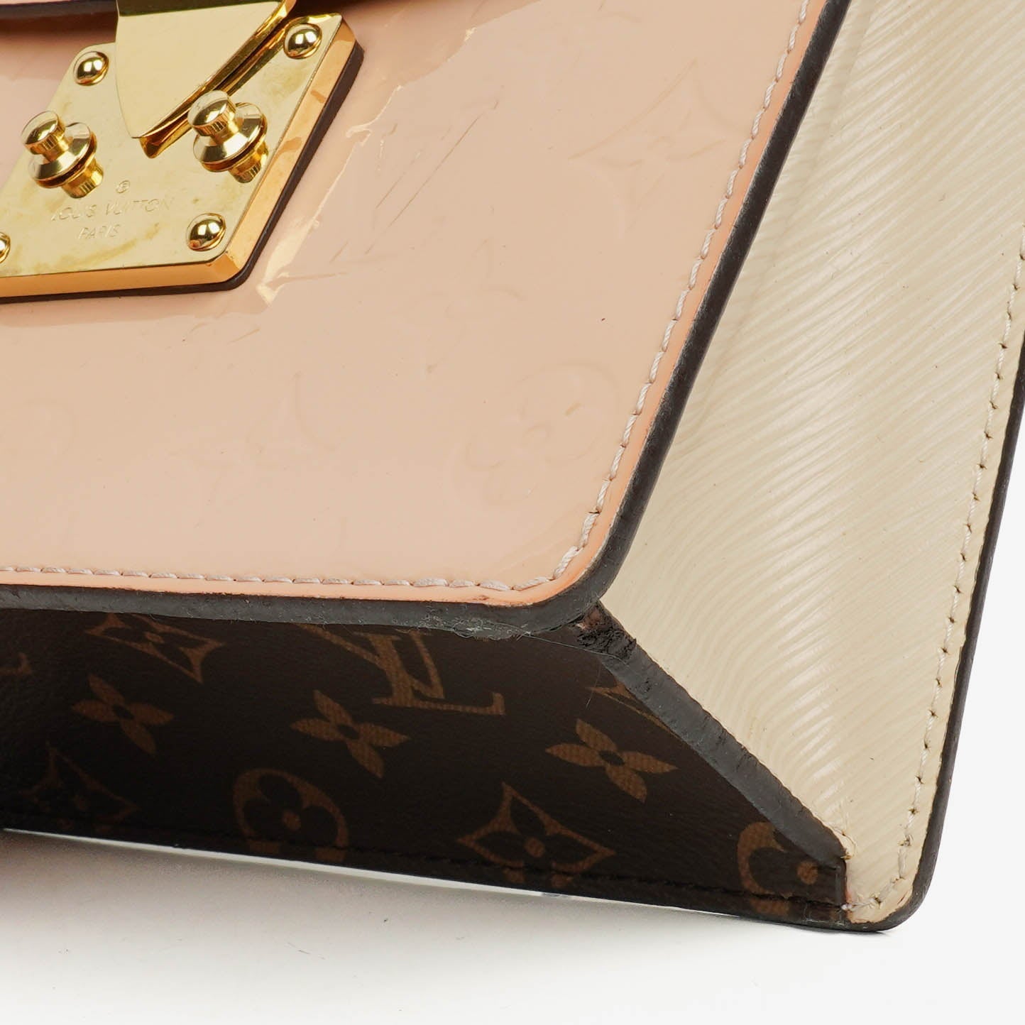 Louis Vuitton Spring Street Bag in Rose Ballerine aus Vernis, Epi und Monogram