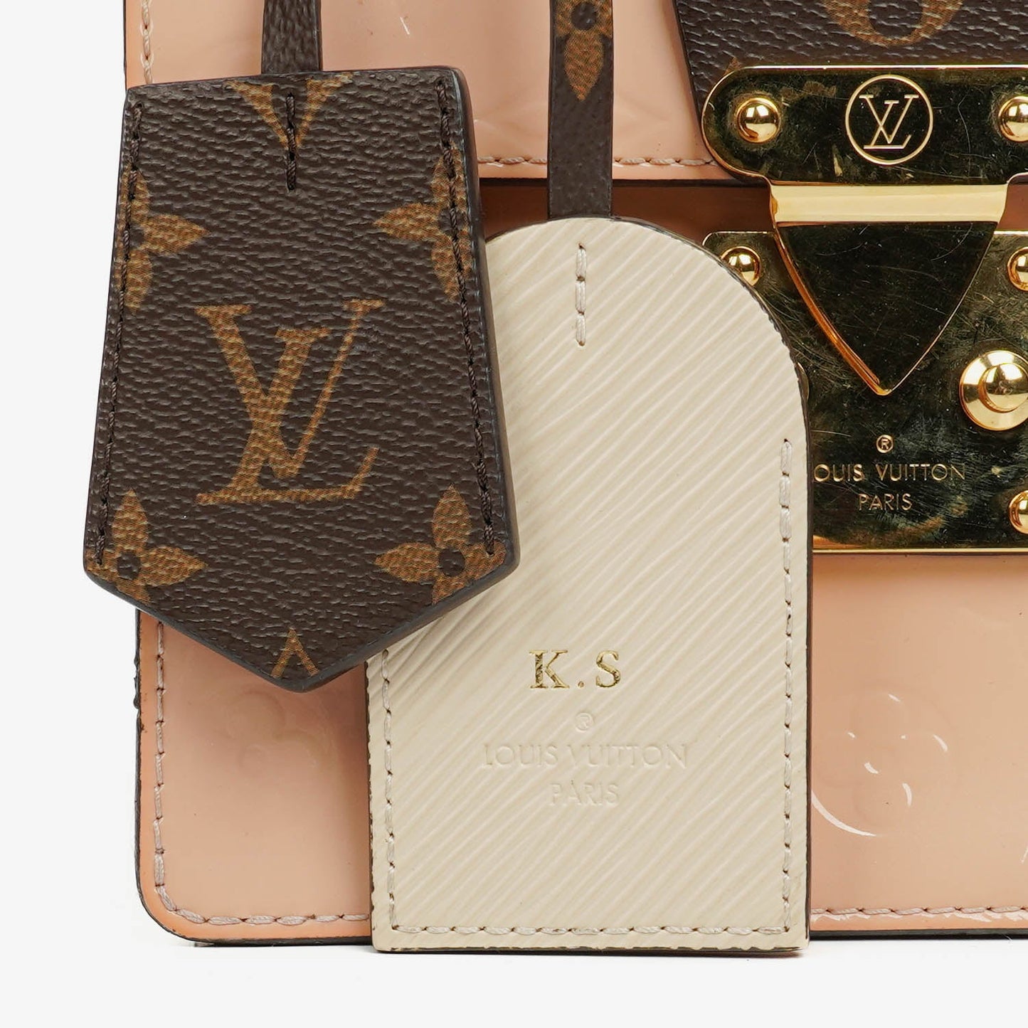 Louis Vuitton Spring Street Bag in Rose Ballerine aus Vernis, Epi und Monogram