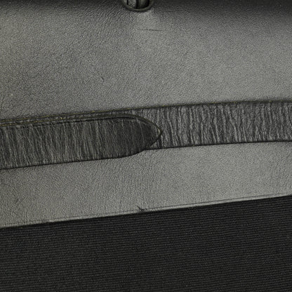 Hermès Herbag MM 2-in-1 Bag aus Canvas und schwarzem Vache Hunter