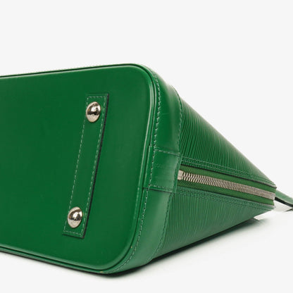 Louis Vuitton Alma PM Handtasche aus grünem Epi-Leder