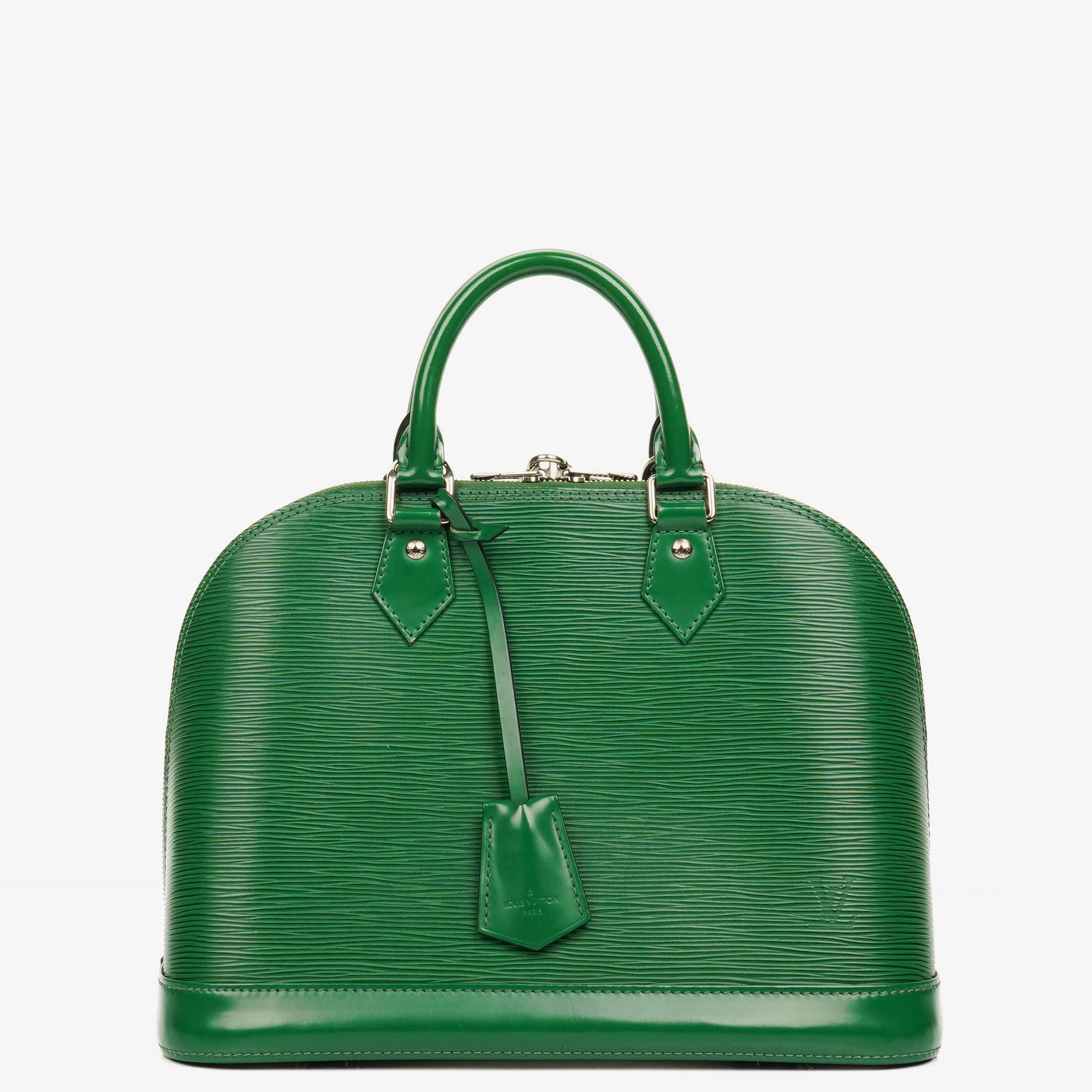 Louis Vuitton Alma PM Handtasche aus grünem Epi-Leder