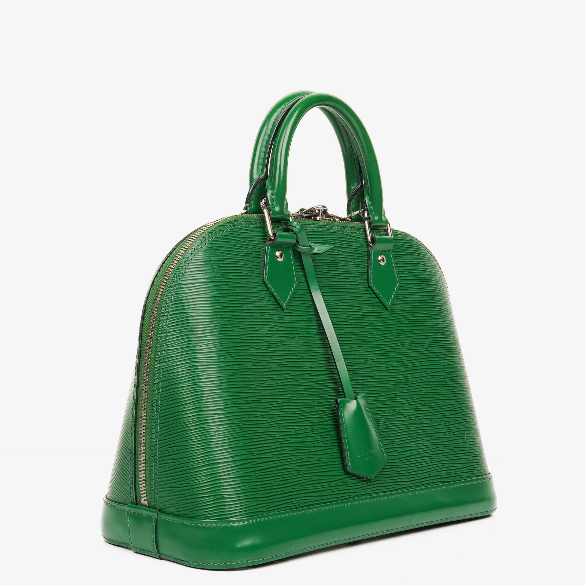 Louis Vuitton Alma PM Handtasche aus grünem Epi-Leder