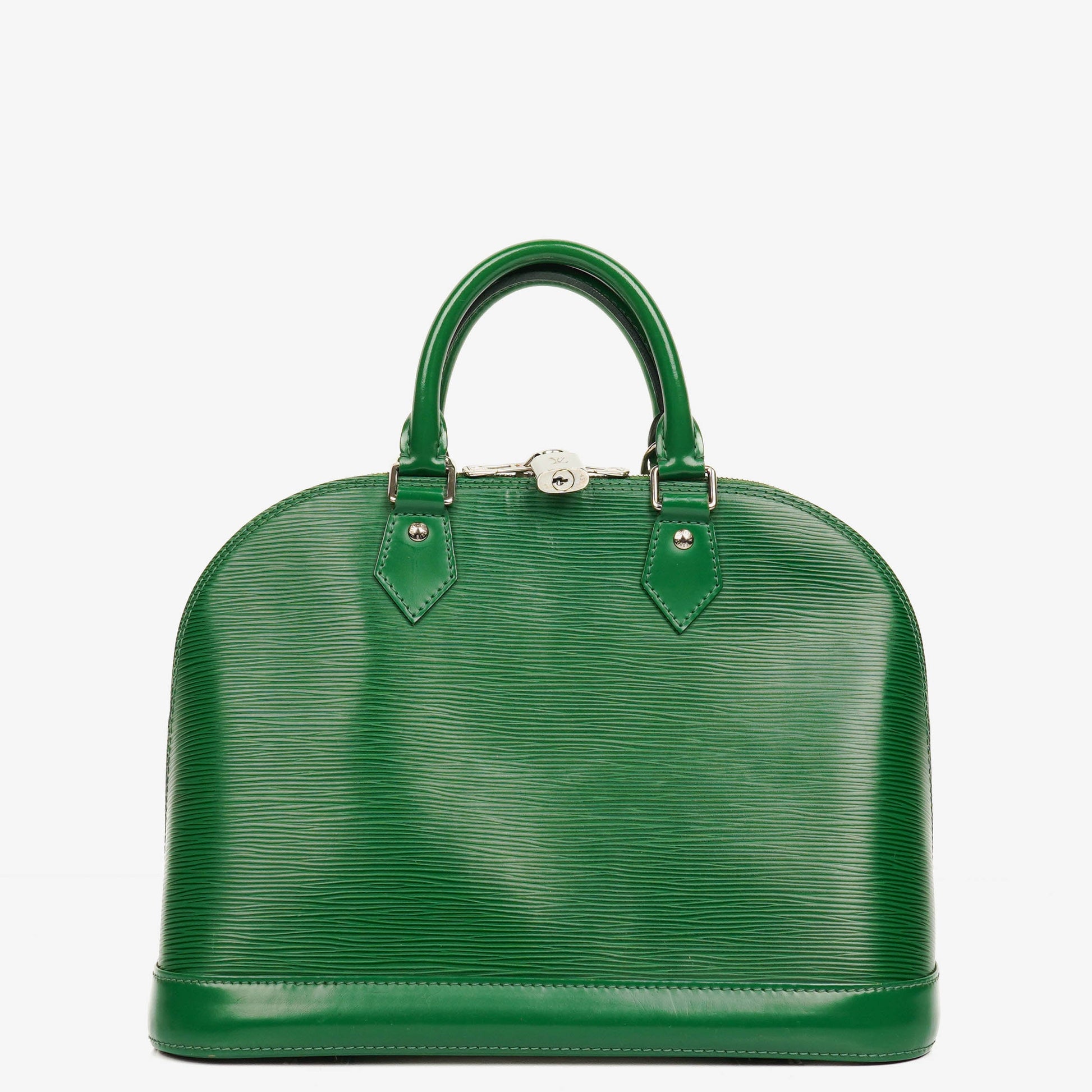 Louis Vuitton Alma PM Handtasche aus grünem Epi-Leder