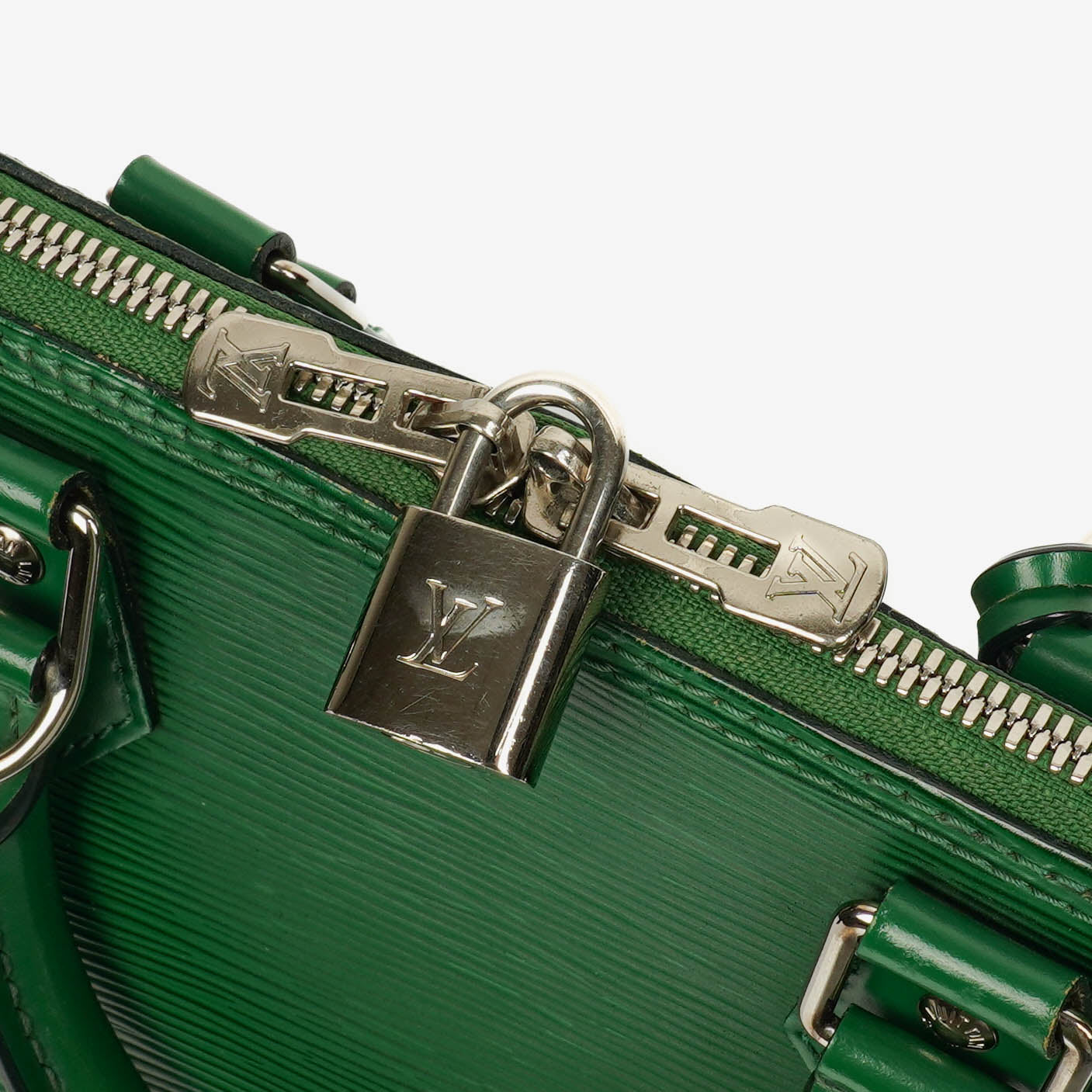Louis Vuitton Alma PM Handtasche aus grünem Epi-Leder