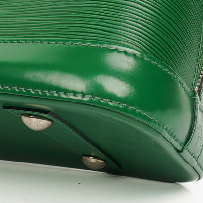 Louis Vuitton Alma PM Handtasche aus grünem Epi-Leder