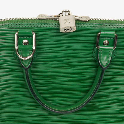Louis Vuitton Alma PM Handtasche aus grünem Epi-Leder