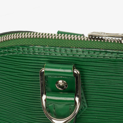 Louis Vuitton Alma PM Handtasche aus grünem Epi-Leder