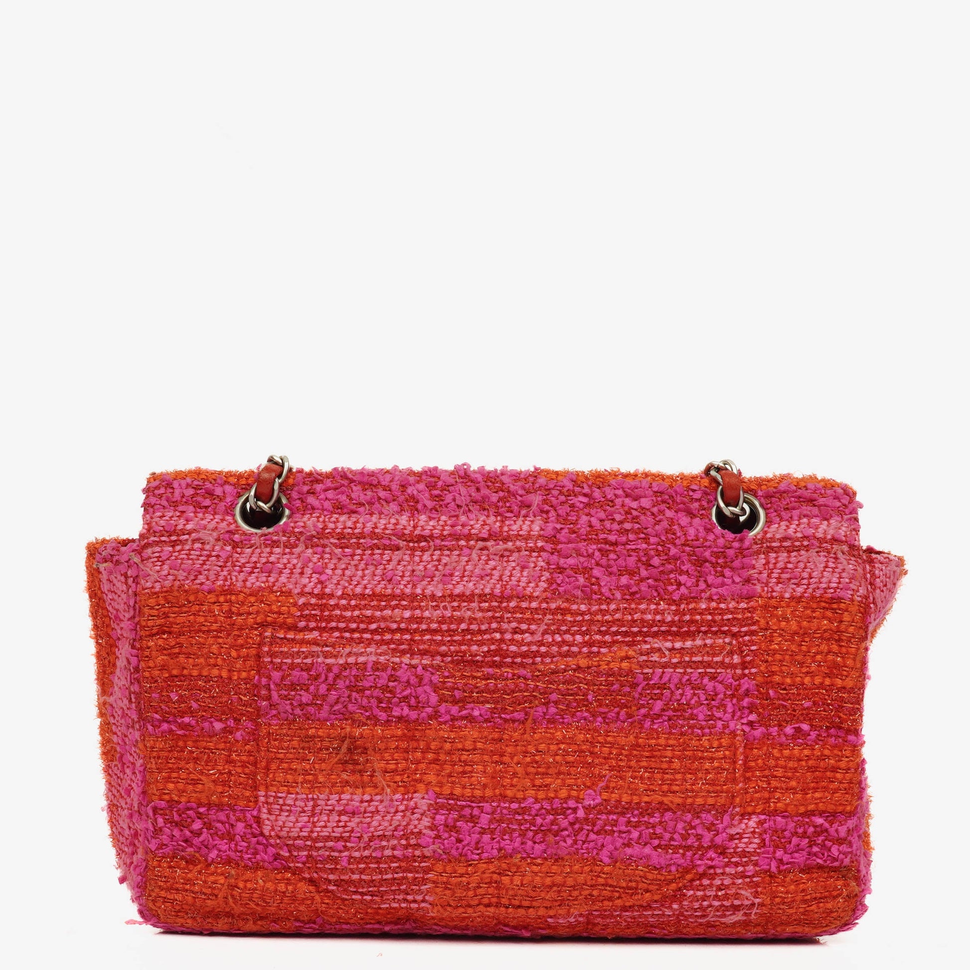 Chanel Medium Classic Single Flap Bag aus multicolor Tweed