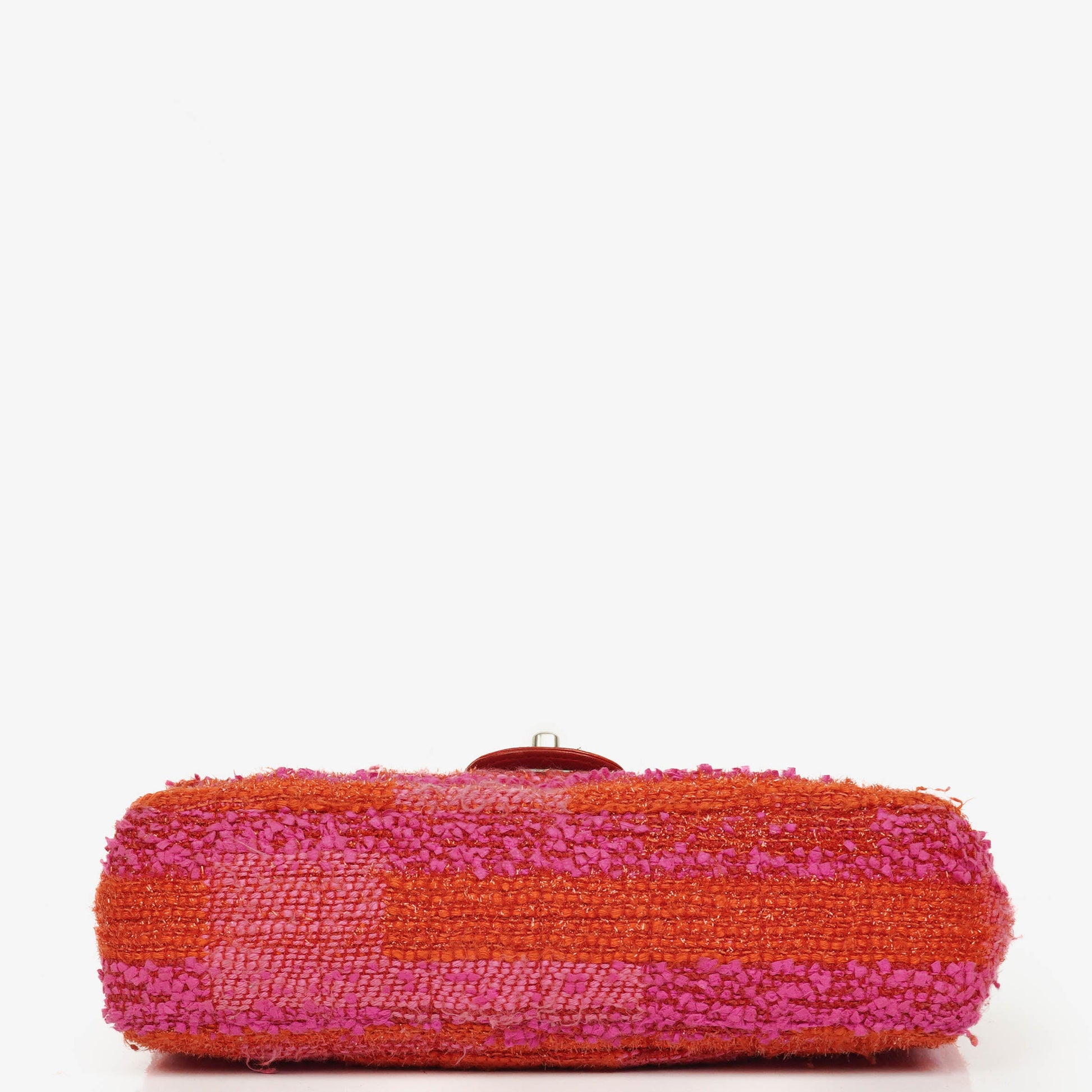 Chanel Medium Classic Single Flap Bag aus multicolor Tweed