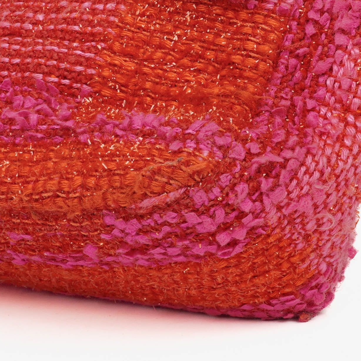 Chanel Medium Classic Single Flap Bag aus multicolor Tweed