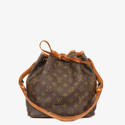 Louis Vuitton Petit Noé Schultertasche aus Monogram Canvas