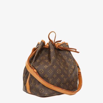 Louis Vuitton Petit Noé Schultertasche aus Monogram Canvas