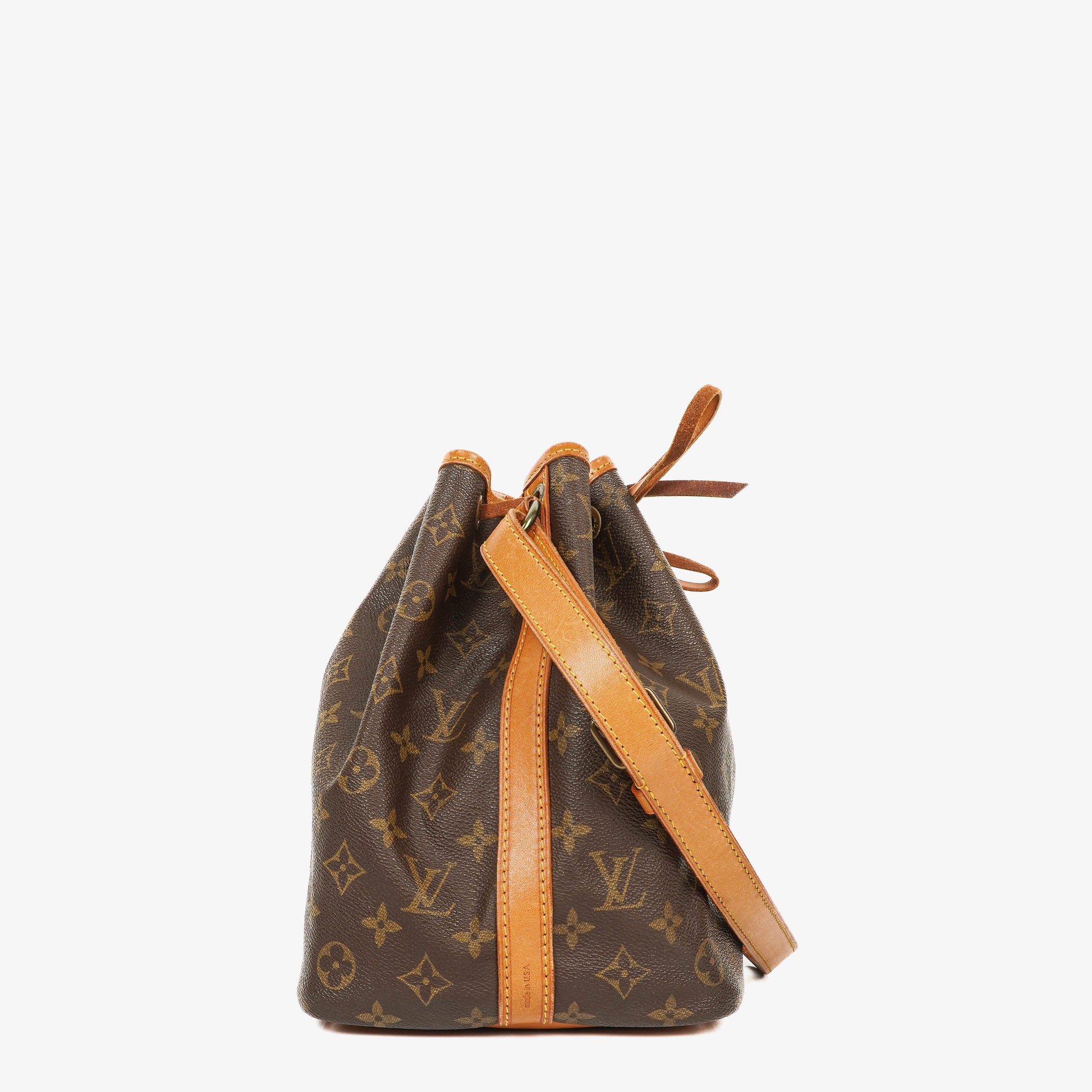 Louis Vuitton Petit Noé Schultertasche aus Monogram Canvas