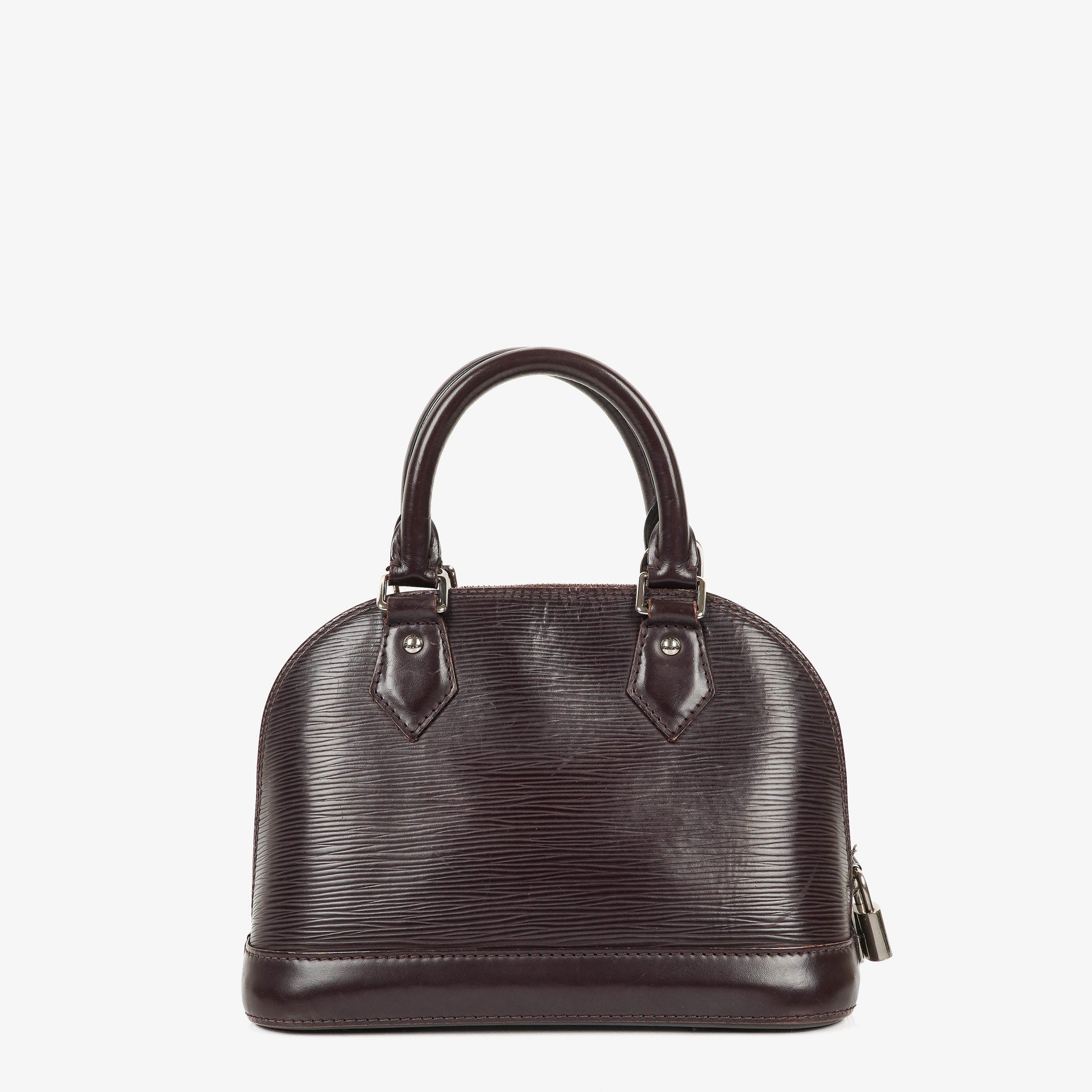 Louis Vuitton Alma BB Handtasche aus Epi Leder in Quetsche