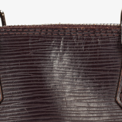 Louis Vuitton Alma BB Handtasche aus Epi Leder in Quetsche