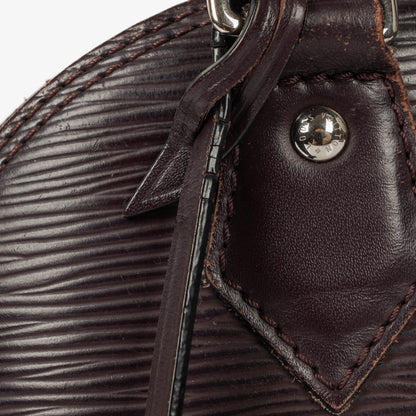 Louis Vuitton Alma BB Handtasche aus Epi Leder in Quetsche