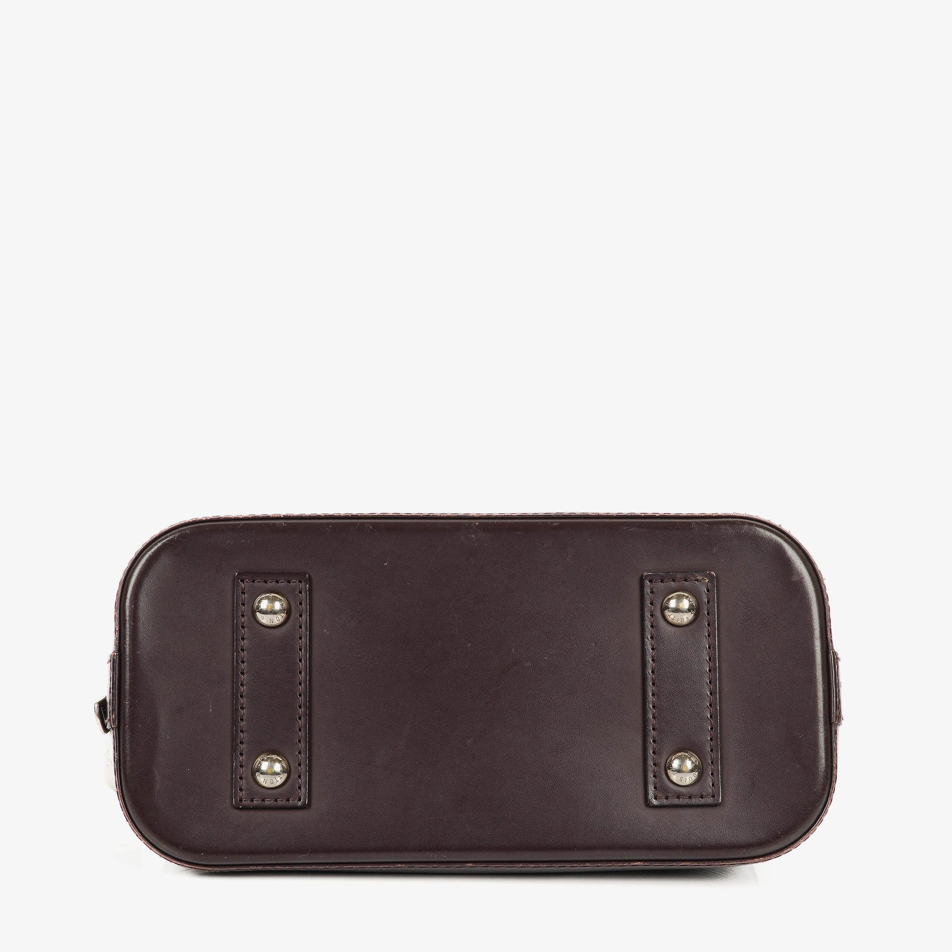 Louis Vuitton Alma BB Handtasche aus Epi Leder in Quetsche