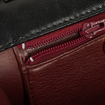 Chanel Kleine Classic Single Flap Tasche aus schwarzem gestepptem Lammleder mit 24K vergoldeten Beschlägen