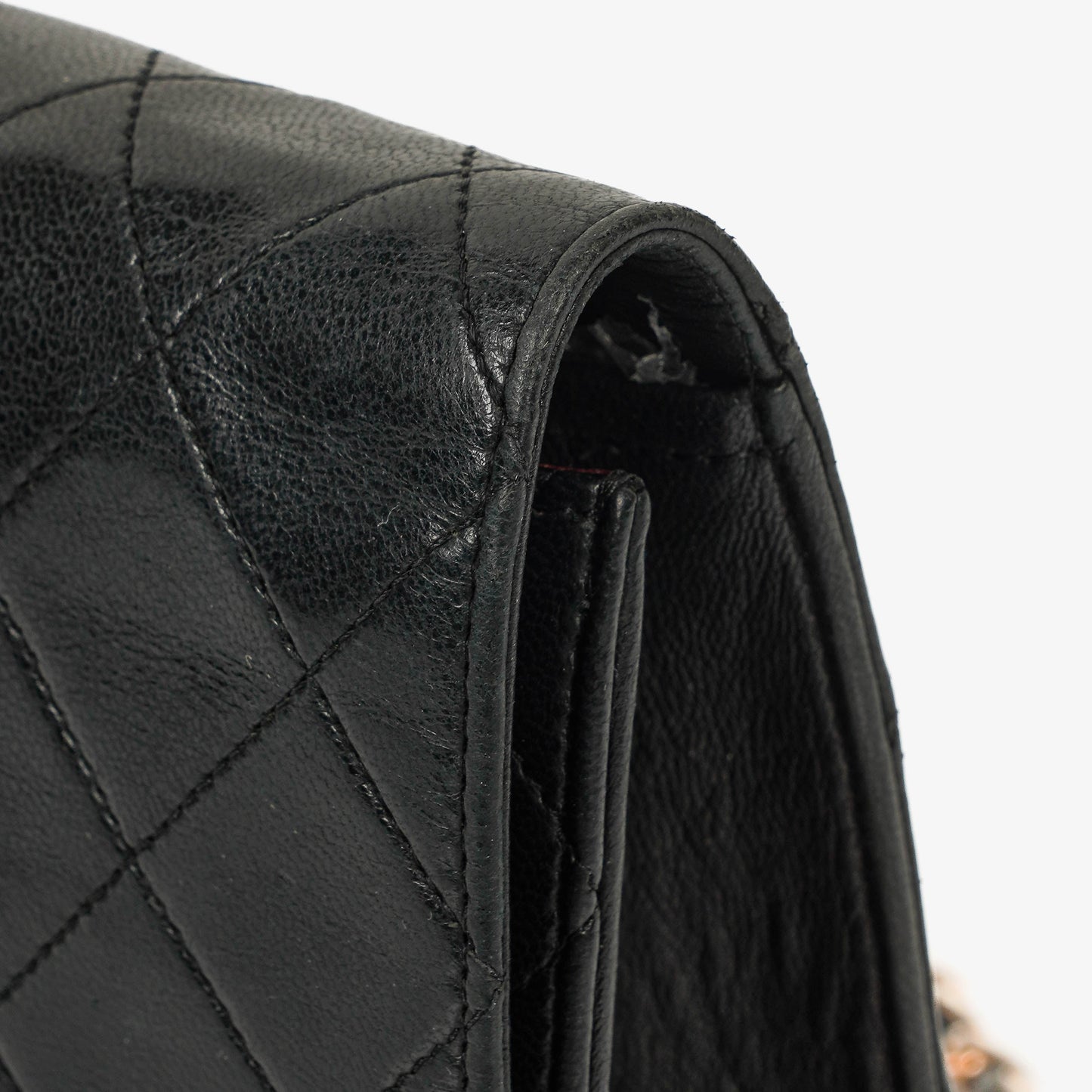 Chanel Kleine Classic Single Flap Tasche aus schwarzem gestepptem Lammleder mit 24K vergoldeten Beschlägen