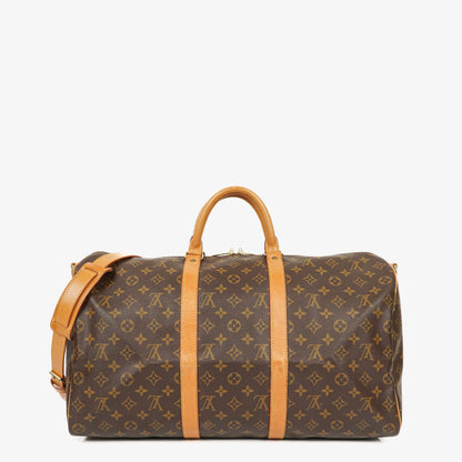 Louis Vuitton Keepall 50 Bandoulière Reisetasche aus Monogram Canvas