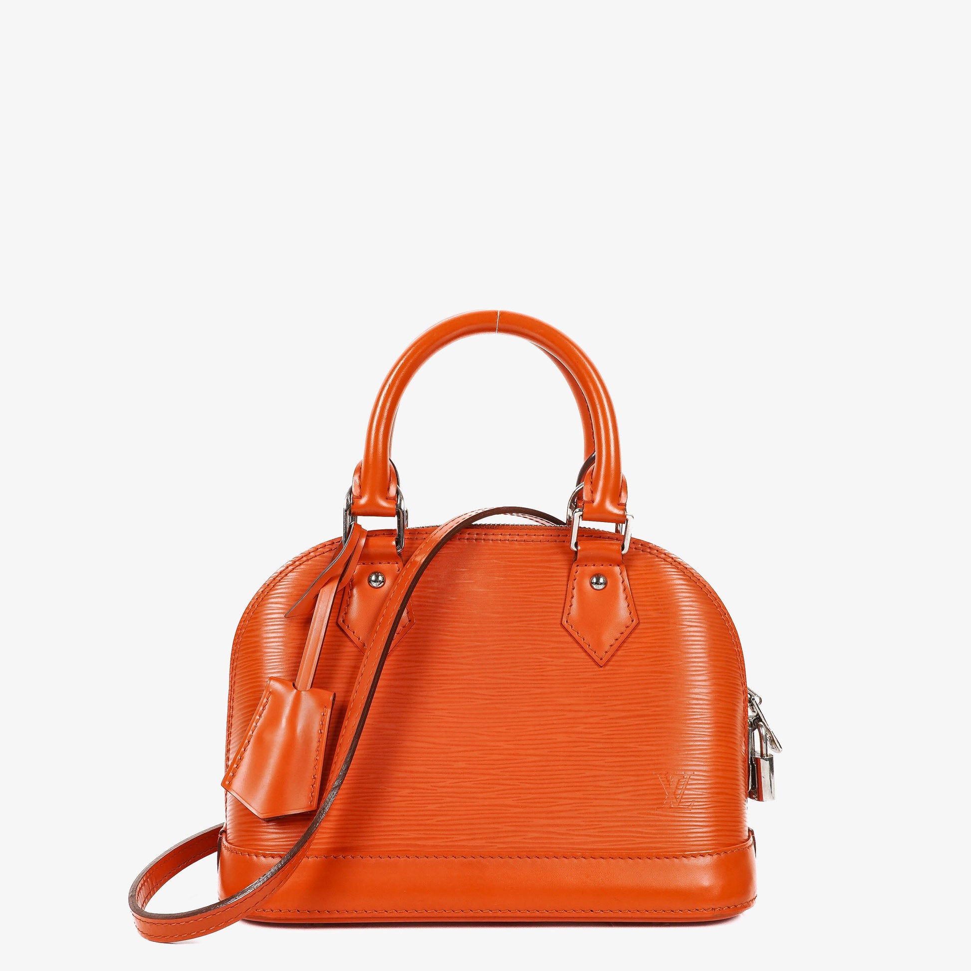 Louis Vuitton Alma BB Handtasche aus Epi Leder in Piment
